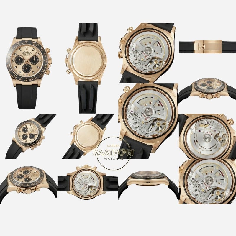 Rolex Daytona Everose Gold Oysterflex 126515LN VSF Factory 4131 Supe Clone Eta