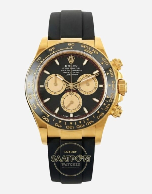 Rolex Daytona Gold Oysterflex 126515LN VSF Factory 4131 Supe Clone Eta (1)