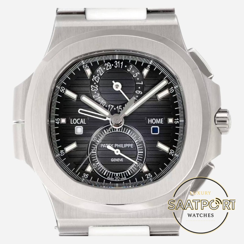 Patek Philippe Nautilus 59901A-011 Full Çelik Kasa Gri Kadran CH 28-520 C FUS Super Clone ETA (2)