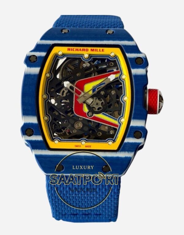 Richard Mille RM 67-02 Fernando Alonso Blue Carbon Super Clone ETA