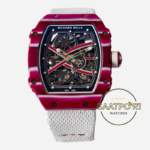 Richard Mille RM 67-02 Mutaz Burgundy Carbon Super Clone ETA