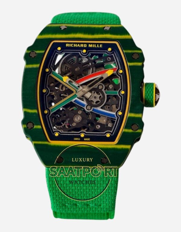 Richard Mille RM 67-02 Wayde Van Niekerk Green Carbon Super Clone ETA