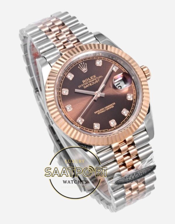 Rolex Datejust 126331 Clean Factory 41mm Taşlı Kadran 904L Jubilee 3235 Super Clone ETA