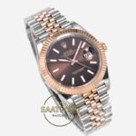 Rolex Datejust 126331 Vs Factory 41mm Çikolata Kadran 904L Jubilee 3235 Super Clone ETA