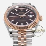 Rolex Datejust 126331 Vs Factory 41mm Çikolata Kadran 904L Jubilee 3235 Super Clone ETA