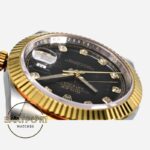 Rolex Datejust 126333 Clean Factory 41mm Taşlı Siyah Kadran 904L Oyster 3235 Super Clone ETA