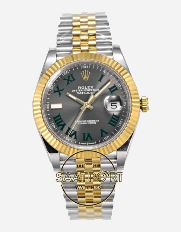 Rolex Datejust 126333 Vs Factory 41mm Roma Rakamlı Arduvaz Kadran 904L Jubilee 3235 Super Clone ETA