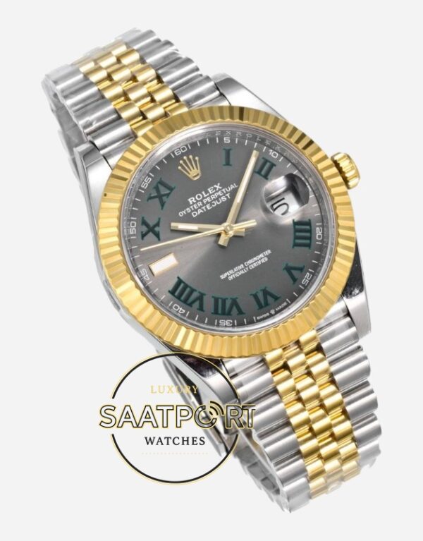 Rolex Datejust 126333 Vs Factory 41mm Roma Rakamlı Arduvaz Kadran 904L Jubilee 3235 Super Clone ETA