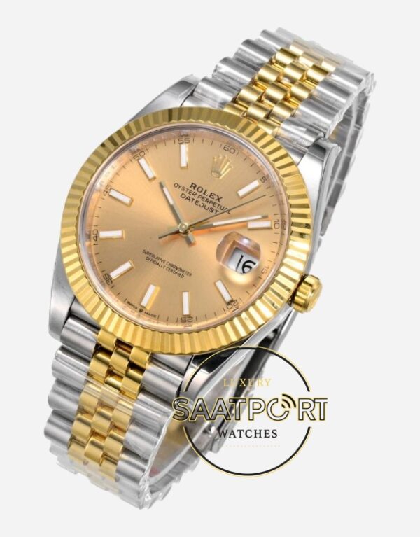 Rolex Datejust 126333 Vs Factory 41mm Şampanya Kadran 904L Jubilee 3235 Super Clone ETA