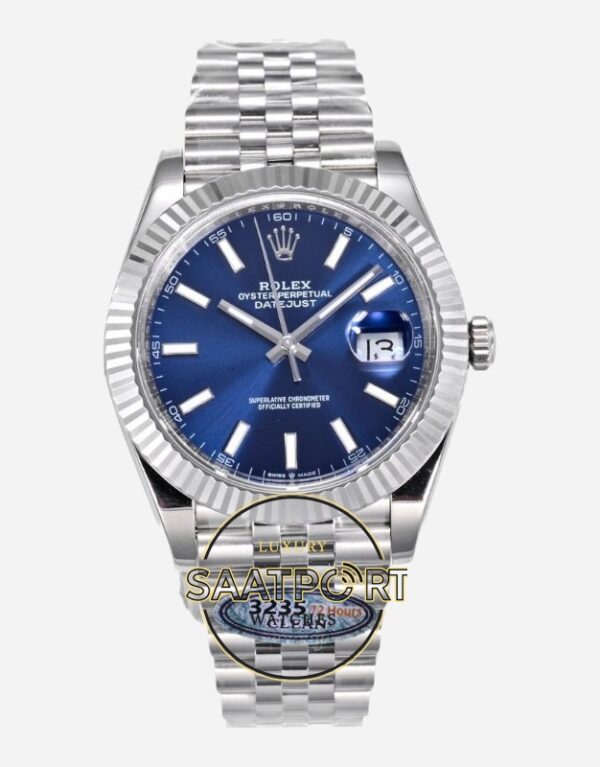 Rolex Datejust 126334 Clean Factory 41mm Parlak Mavi Kadran 904L Jubilee 3235 Super Clone ETA