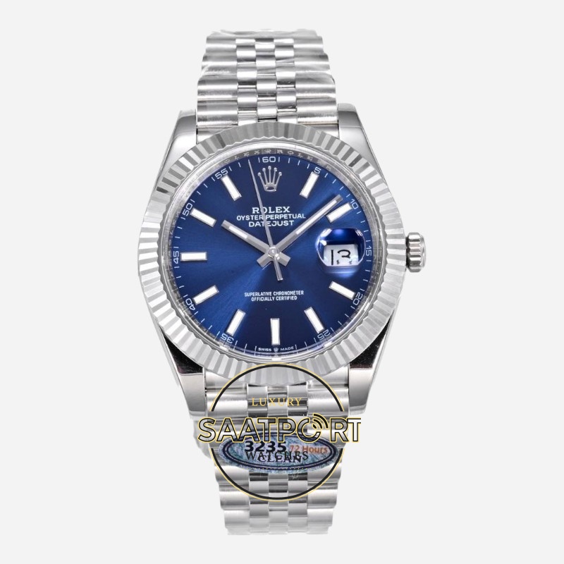 Rolex Datejust 126334 Clean Factory 41mm Parlak Mavi Kadran 904L Jubilee 3235 Super Clone ETA (1) Rolex Datejust 126334 Clean Factory 41mm Parlak Mavi Kadran 904L Jubilee 3235 Super Clone ETA