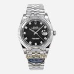 Rolex Datejust 126334 Clean Factory 41mm Taşlı Siyah Kadran 904L Jubilee 3235 Super Clone ETA
