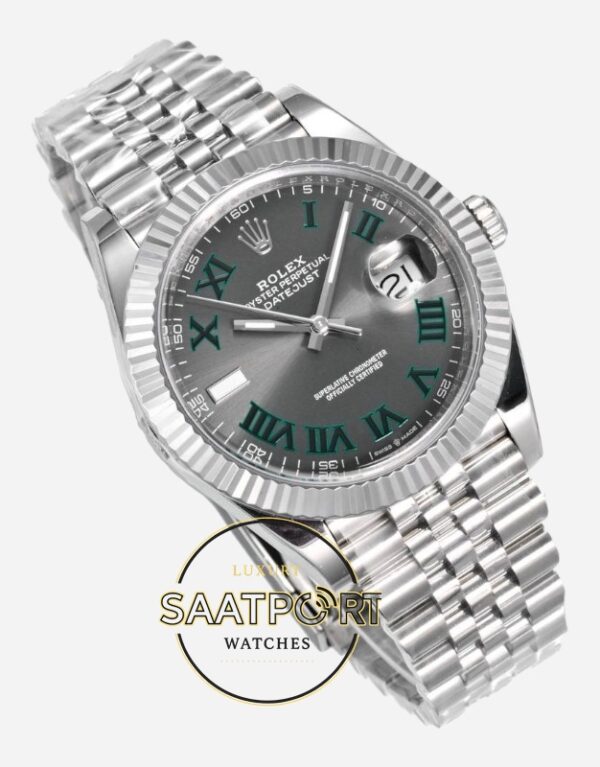 Rolex Datejust 126334 Vsf Factory 41mm Roma Rakamlı Kadran 904L Jubilee 3235 Super Clone ETA