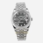 Rolex Datejust 126334 Vsf Factory 41mm Taşlı Siyah Arduvaz Kadran 904L Jubilee 3235 Super Clone ETA