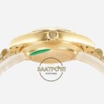 Rolex Day Date 228238 Roma Rakamlı Yeşil Kadran 40mm Full Gold 904L Çelik Super Clone ETA