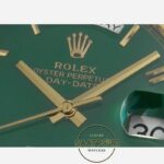 Rolex Day Date 228238 Roma Rakamlı Yeşil Kadran 40mm Full Gold 904L Çelik Super Clone ETA
