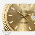Rolex Day Date 228238 Şampanya Kadran 40mm Full Gold 904L Çelik Super Clone ETA