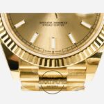 Rolex Day Date 228238 Şampanya Kadran 40mm Full Gold 904L Çelik Super Clone ETA