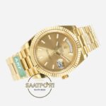 Rolex Day Date 228238 Şampanya Kadran 40mm Full Gold 904L Çelik Super Clone ETA