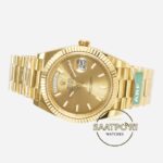 Rolex Day Date 228238 Şampanya Kadran 40mm Full Gold 904L Çelik Super Clone ETA