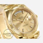 Rolex Day Date 228238 Şampanya Kadran 40mm Full Gold 904L Çelik Super Clone ETA