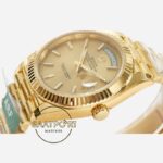 Rolex Day Date 228238 Şampanya Kadran 40mm Full Gold 904L Çelik Super Clone ETA