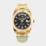 Rolex Day Date 228238 Siyah Oniks Kadran 40mm Full Gold 904L Çelik Super Clone ETA