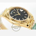 Rolex Day Date 228238 Siyah Oniks Kadran 40mm Full Gold 904L Çelik Super Clone ETA