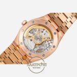 Audemars Piguet 15510OR Royal Oak 41mm DDF Full Rose Factory Grande Tapisserie Black Dial 4302 Super Clone ETA