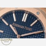 Audemars Piguet 15510OR Royal Oak 41mm DDF Full Rose Factory Grande Tapisserie Blue Dial 4302 Super Clone ETA