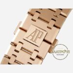 Audemars Piguet 15510OR Royal Oak 41mm DDF Full Rose Factory Grande Tapisserie Blue Dial 4302 Super Clone ETA