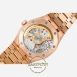 Audemars Piguet 15510OR Royal Oak 41mm DDF Full Rose Factory Grande Tapisserie Blue Dial 4302 Super Clone ETA