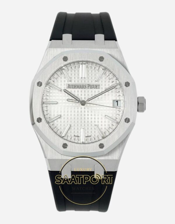 Audemars Piguet 15510ST Royal Oak 41mm DDF Factory Grande Tapisserie Beyaz Kadran 4302 Super Clone ETA