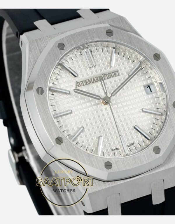Audemars Piguet 15510ST Royal Oak 41mm DDF Factory Grande Tapisserie Beyaz Kadran 4302 Super Clone ETA