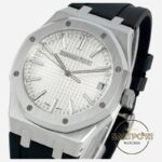 Audemars Piguet 15510ST Royal Oak 41mm DDF Factory Grande Tapisserie Beyaz Kadran 4302 Super Clone ETA