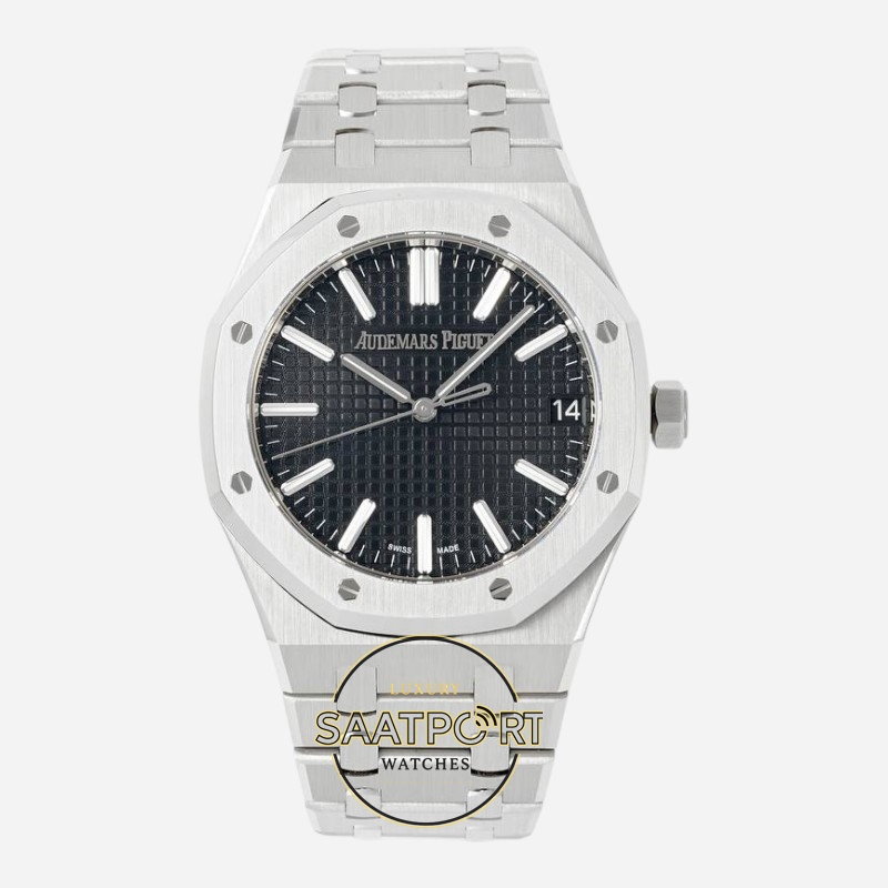 Audemars Piguet 15510ST Royal Oak 41mm DDF Factory Grande Tapisserie Black Dial 4302 Super Clone ETA (1) Audemars Piguet 15510ST Royal Oak 41mm DDF Factory Grande Tapisserie Black Dial 4302 Super Clone ETA