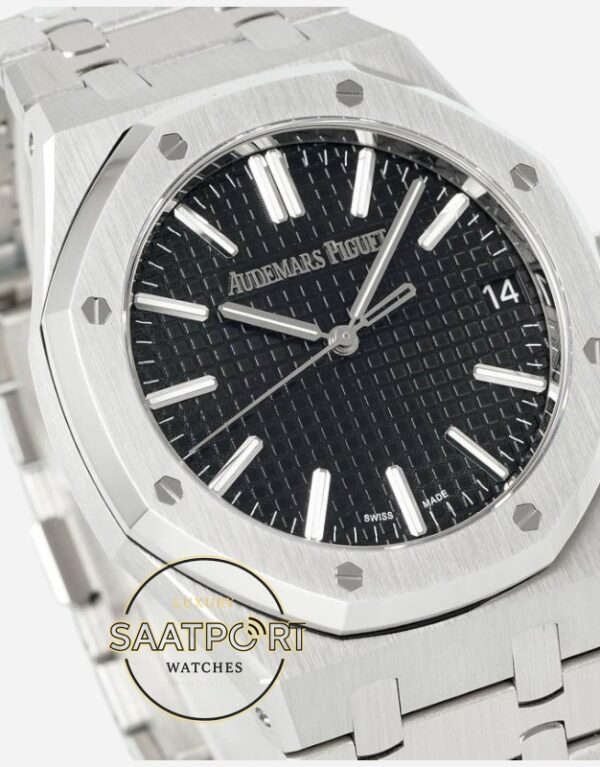 Audemars Piguet 15510ST Royal Oak 41mm DDF Factory Grande Tapisserie Black Dial 4302 Super Clone ETA
