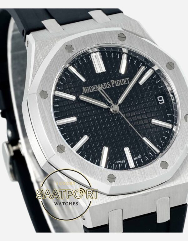 Audemars Piguet 15510ST Royal Oak 41mm DDF Factory Grande Tapisserie Siyah Kadran 4302 Super Clone ETA