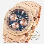 Audemars Piguet 26239OR Royal Oak 41mm Full Rose DDF Factory Grande Tapisserie Mavi Kadran 4401 Super Clone ETA