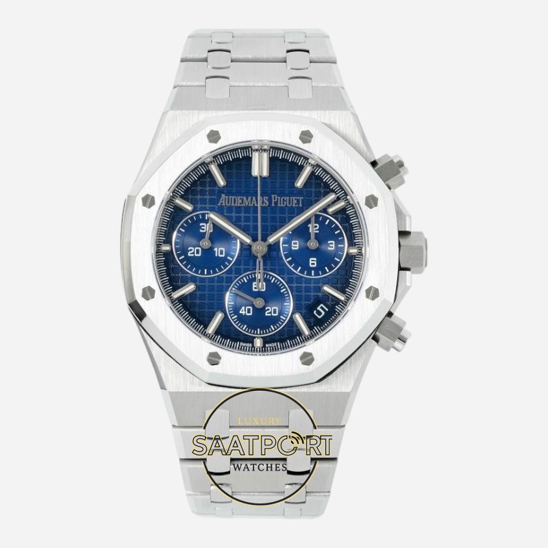 Audemars Piguet 26240BC Royal Oak 41mm DDF Factory Grande Tapisserie Blue Dial 4401 Super Clone ETA (1) Audemars Piguet 26240BC Royal Oak 41mm DDF Factory Grande Tapisserie Blue Dial 4401 Super Clone ETA