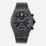 Audemars Piguet 26240CE Royal Oak 41mm Full Black Ceramic DDF Factory Grande Tapisserie Dial 4401 Super Clone ETA