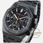 Audemars Piguet 26240CE Royal Oak 41mm Full Black Ceramic DDF Factory Grande Tapisserie Dial 4401 Super Clone ETA