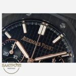 Audemars Piguet 26240CE Royal Oak 41mm Full Black Ceramic DDF Factory Grande Tapisserie Dial 4401 Super Clone ETA