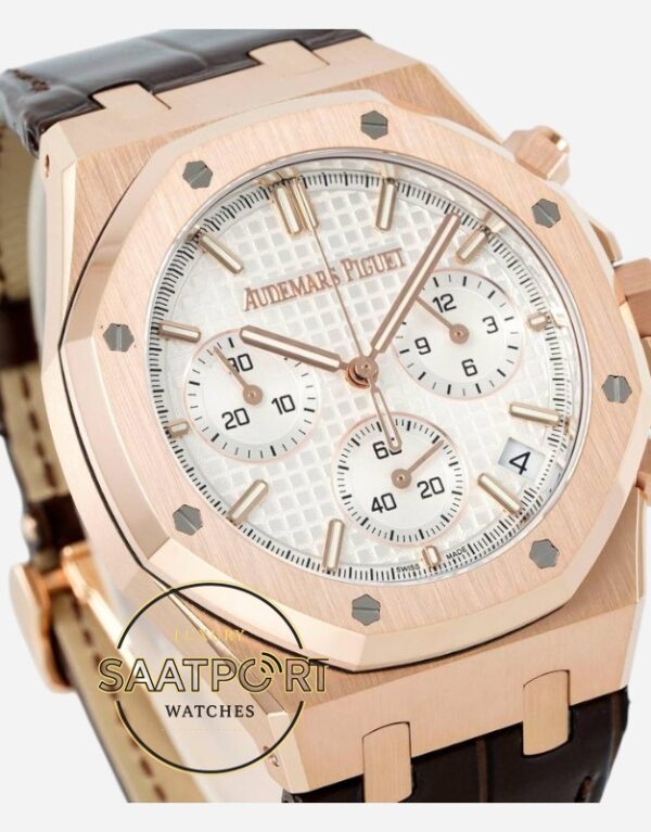 Audemars Piguet 26240OR Royal Oak 41mm DDF Factory Grande Tapisserie Beyaz Kadran 4401 Super Clone ETA