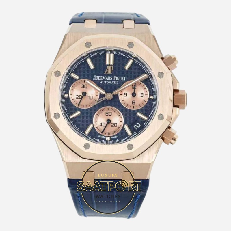 Audemars Piguet 26240OR Royal Oak 41mm DDF Factory Grande Tapisserie Blue Dial 4401 Super Clone ETA (1) Audemars Piguet 26240OR Royal Oak 41mm DDF Factory Grande Tapisserie Blue Dial 4401 Super Clone ETA