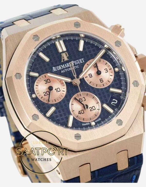 Audemars Piguet 26240OR Royal Oak 41mm DDF Factory Grande Tapisserie Blue Dial 4401 Super Clone ETA