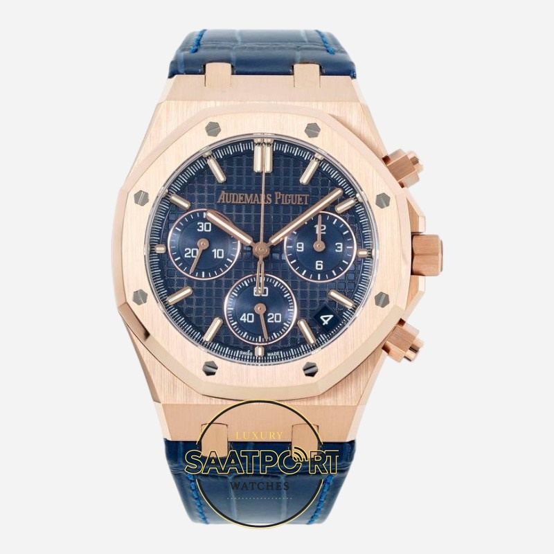 Audemars Piguet 26240OR Royal Oak 41mm DDF Factory Grande Tapisserie Full Mavi Kadran 4401 Super Clone ETA (1) Audemars Piguet 26240OR Royal Oak 41mm DDF Factory Grande Tapisserie Full Mavi Kadran 4401 Super Clone ETA