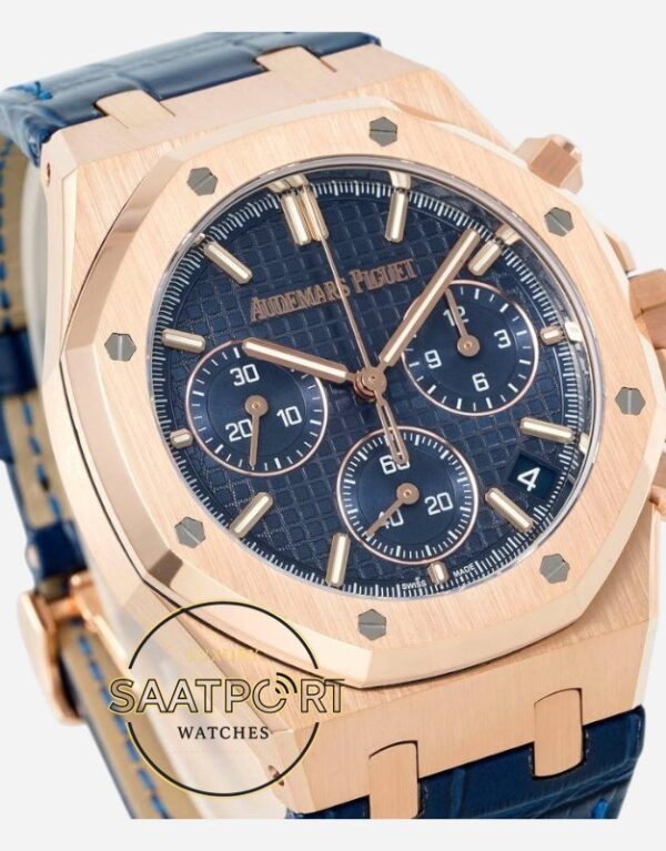 Audemars Piguet 26240OR Royal Oak 41mm DDF Factory Grande Tapisserie Full Mavi Kadran 4401 Super Clone ETA