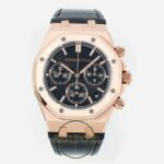 Audemars Piguet 26240OR Royal Oak 41mm DDF Factory Grande Tapisserie Full Siyah Kadran 4401 Super Clone ETA