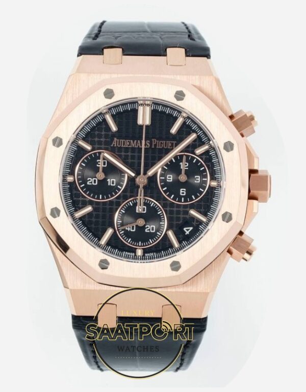 Audemars Piguet 26240OR Royal Oak 41mm DDF Factory Grande Tapisserie Full Siyah Kadran 4401 Super Clone ETA